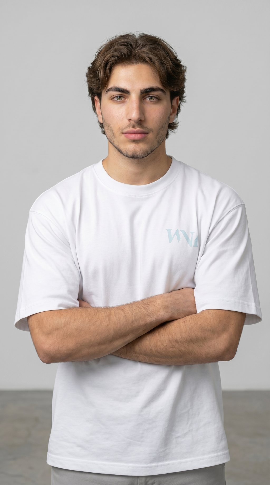 WHY NOT YOU – Signature Oversized T-Shirt White